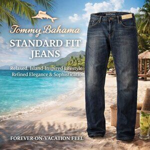 Tommy Bahama Standard Fit 34 x 34 Jeans NWT